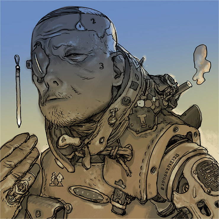 Katsuya Terada’s profile image. An illustration of a man in armor.
