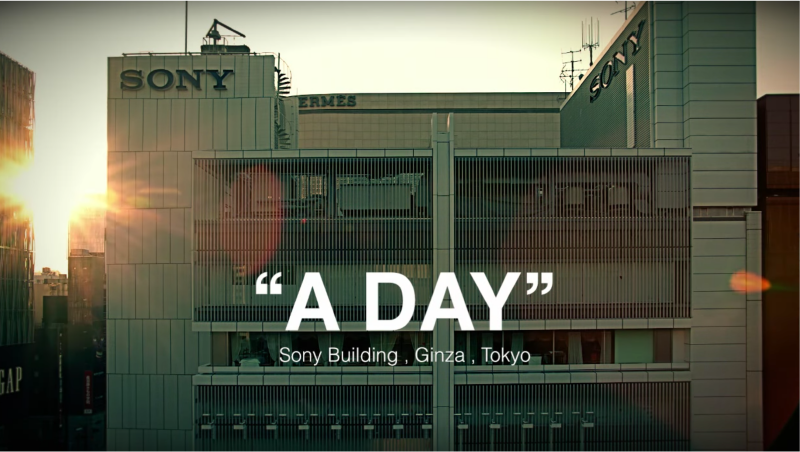 [YouTube]“A DAY” Introductory Video on the Sony Building