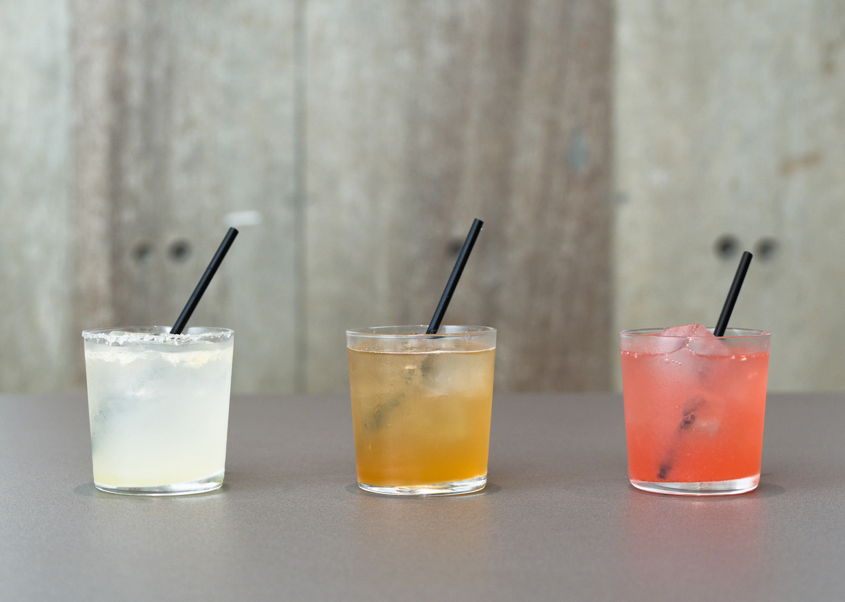 Photos of “Salty honey lemonade,” “Smoky lemonade,” and “Berry pink lemonade.”