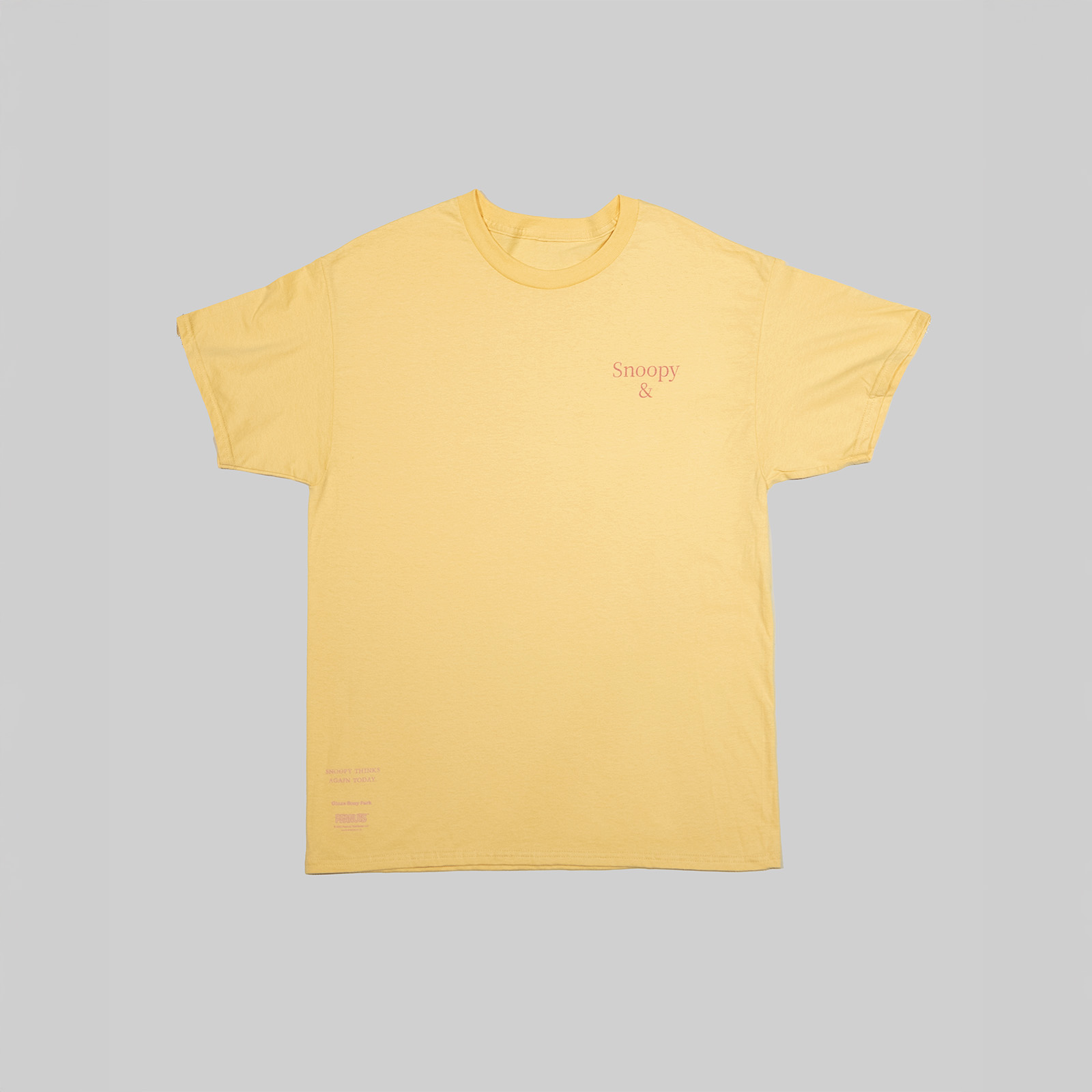 「ピーナッツ・ギャングTee」Vegas Goldカラーの商品画像。