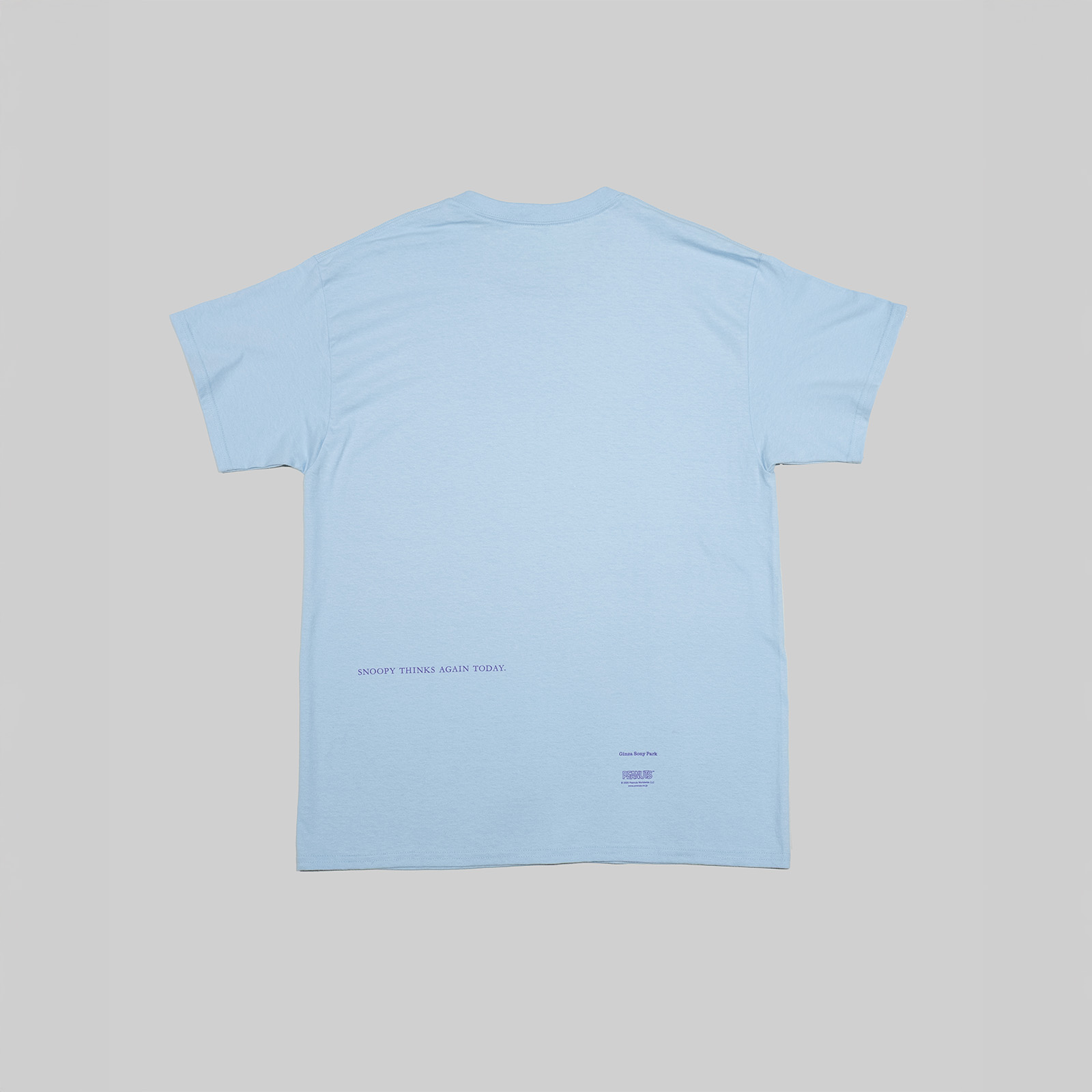 「スヌーピーTee」Blueカラーの商品画像。