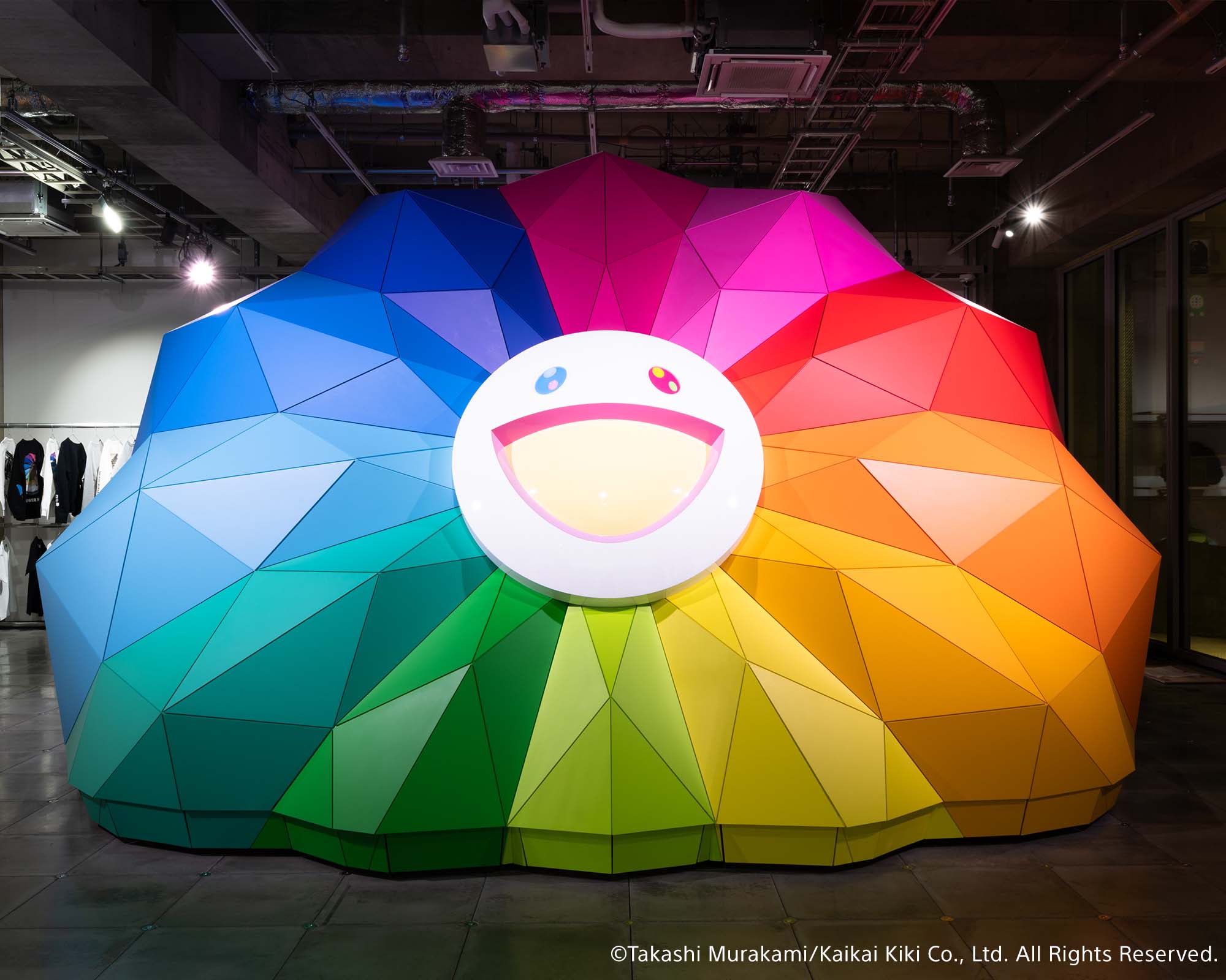 3F展示風景 〈お花ハウス〉の写真。