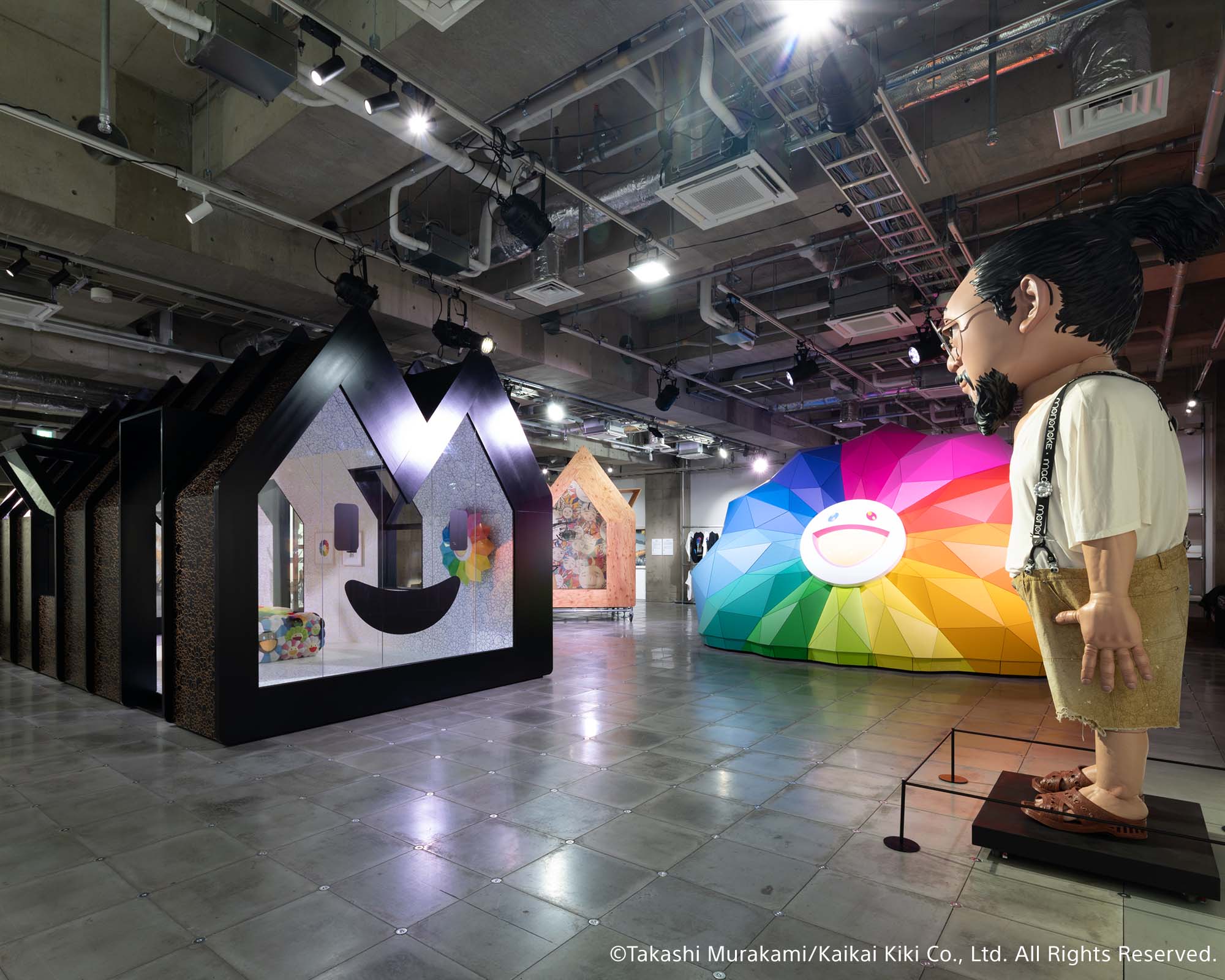 3F展示風景の写真。©Takashi Murakami/Kaikai Kiki Co., Ltd. All Rights Reserved.