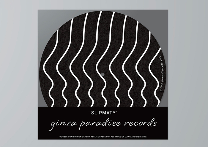 「ginza paradise records」で販売されるスリップマット