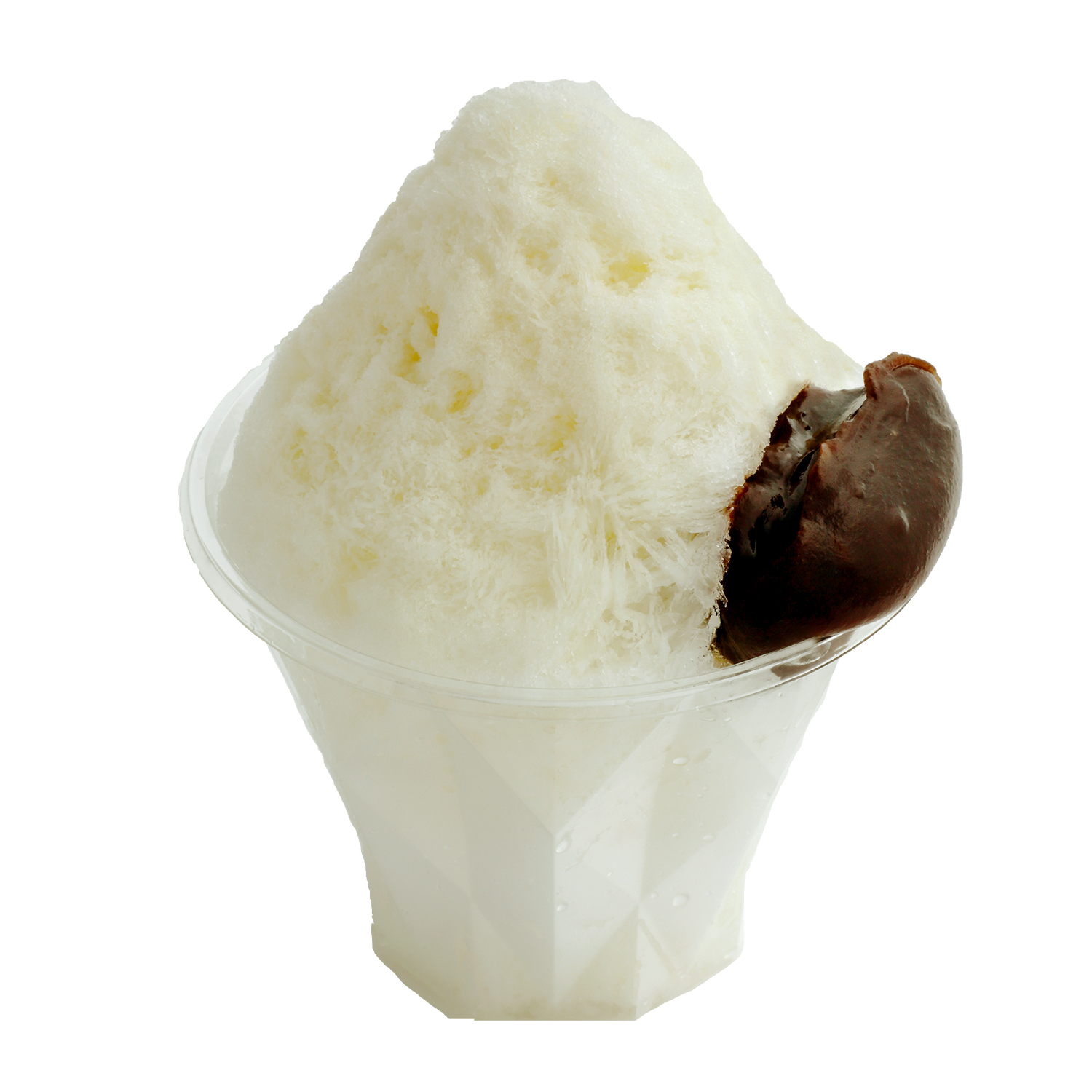 An paste (red bean paste) shaved ice [Milk]
